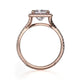 Michael M Prong Princess Engagement Ring