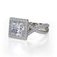 Michael M Prong Princess Engagement Ring