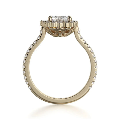 Michael M Emerald Engagement Ring