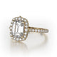 Michael M Emerald Engagement Ring
