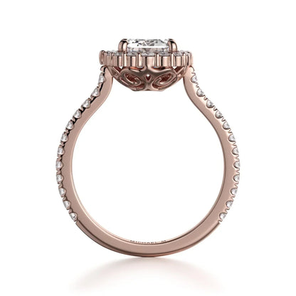 Michael M Emerald Engagement Ring
