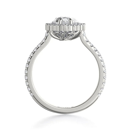 Michael M Pear Engagement Ring