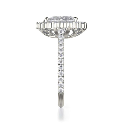Michael M Pear Engagement Ring