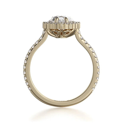 Michael M Pear Engagement Ring