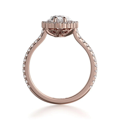Michael M Pear Engagement Ring