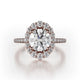 Michael M Center Stone Prong Round Engagement Ring