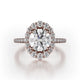 Michael M Center Stone Prong Round Engagement Ring