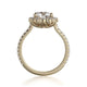 Michael M Center Stone Prong Round Engagement Ring