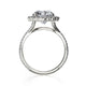Michael M Prong Round Engagement Ring