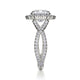 Michael M Prong Round Engagement Ring