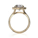 Michael M Prong Round Engagement Ring