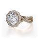 Michael M Prong Round Engagement Ring