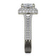 Michael M Pave Round Engagement Ring