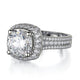 Michael M Pavé Round Engagement Ring