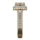 Michael M Pave Round Engagement Ring