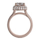 Michael M Pave Round Engagement Ring