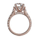 Michael M Prong Round Engagement Ring