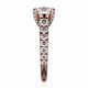Michael M Prong Round Engagement Ring