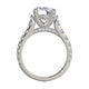 Michael M Prong Round Engagement Ring