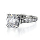 Michael M Prong Round Engagement Ring