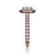 Michael M Prong Princess Engagement Ring