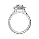 Michael M Prong Princess Engagement Ring