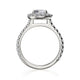 Michael M Prong Princess Engagement Ring