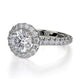 Michael M Prong Princess Engagement Ring
