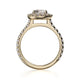 Michael M Prong Princess Engagement Ring