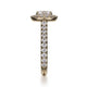Michael M Prong Princess Engagement Ring
