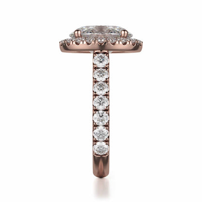 Michael M Oval Engagement Ring