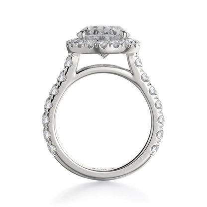 Michael M Oval Engagement Ring