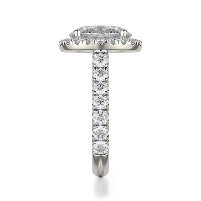 Michael M Oval Engagement Ring