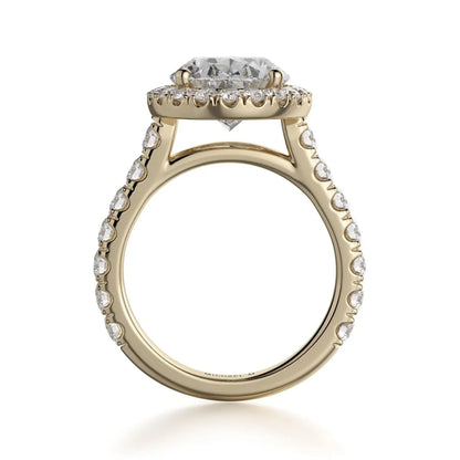 Michael M Oval Engagement Ring