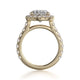 Michael M Oval Engagement Ring