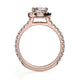 Michael M Prong Round Engagement Ring
