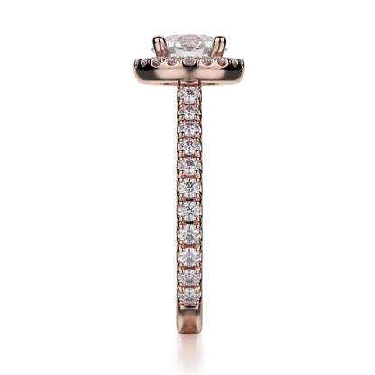 Michael M Prong Round Engagement Ring