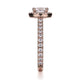 Michael M Prong Round Engagement Ring