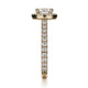 Michael M Prong Round Engagement Ring