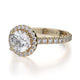 Michael M Prong Round Engagement Ring