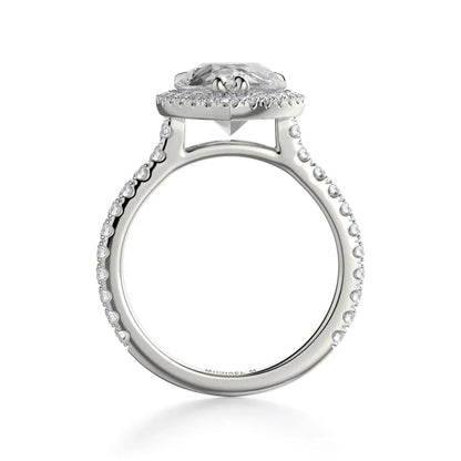 Michael M Pear Engagement Ring