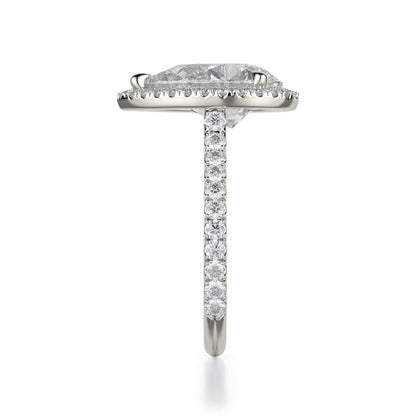 Michael M Pear Engagement Ring