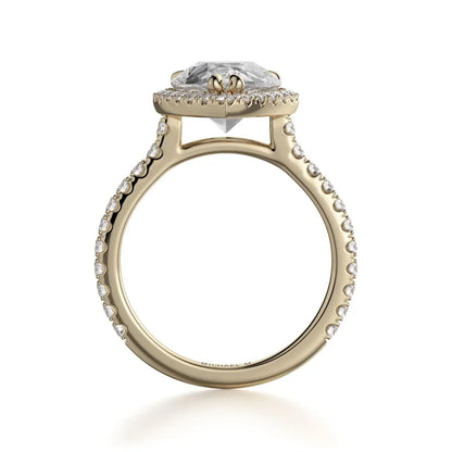 Michael M Pear Engagement Ring