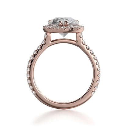 Michael M Pear Engagement Ring