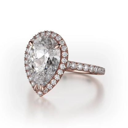 Michael M Pear Engagement Ring
