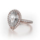 Michael M Pear Engagement Ring