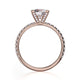 Michael M Pave Round Engagement Ring