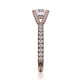 Michael M Pave Round Engagement Ring