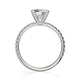 Michael M Pave Round Engagement Ring