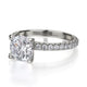Michael M Pave Round Engagement Ring